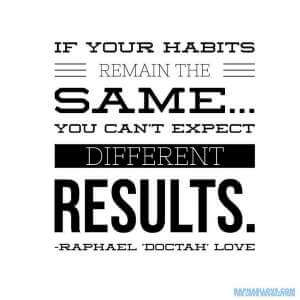 Changing Bad Habits